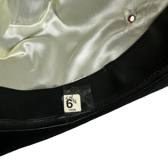 ALWAYS ON TOP Cowboy Hat 100% Wool Felt Black - Picture 5 of 6